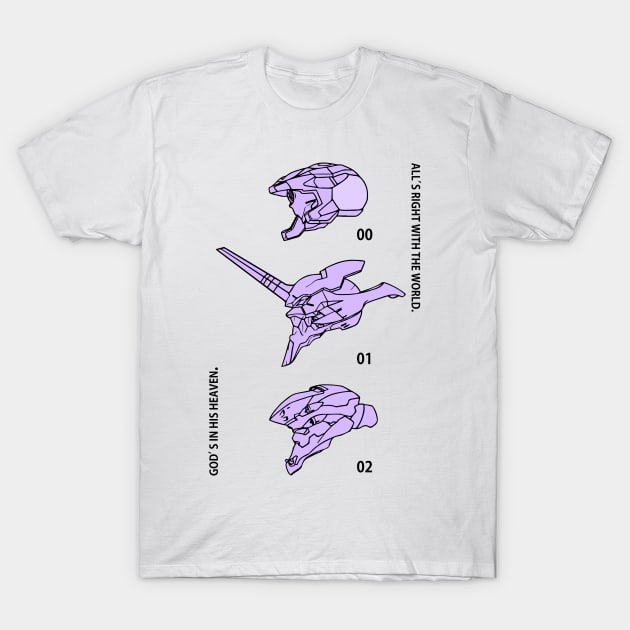 Evangelion T-Shirt by Lukish